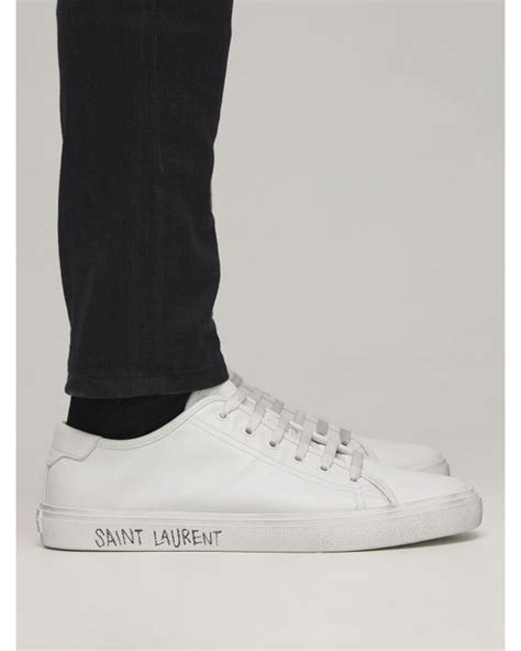 Yves Saint Laurent YSL Malibu Leather Sneakers Men's US 11 